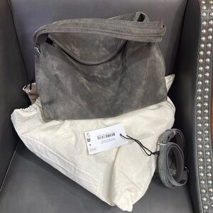 Flattered Hera Handbag Suede Grey